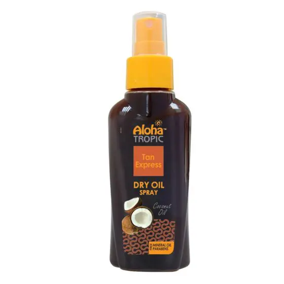 Aloha Tropic Tan Express Coconut Oil Spf 0