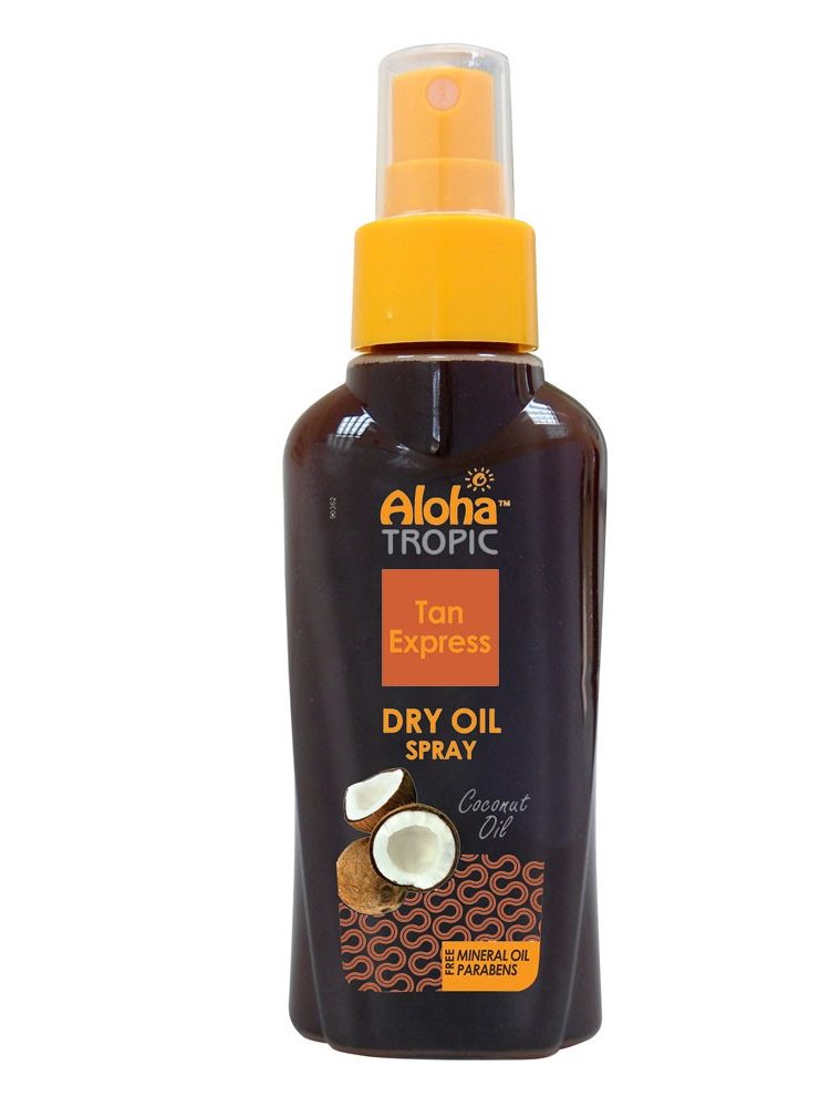 Aloha Tropic Tan Express Coconut Oil Spf 0