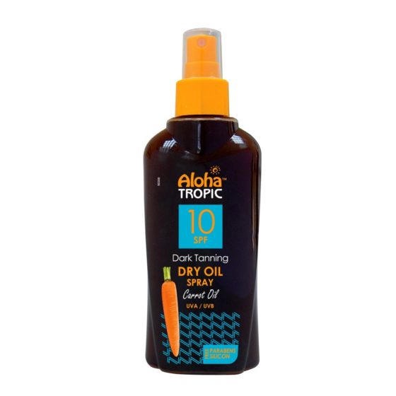 Aloha Tropic Dark Tanning Carrot Oil Spf 10