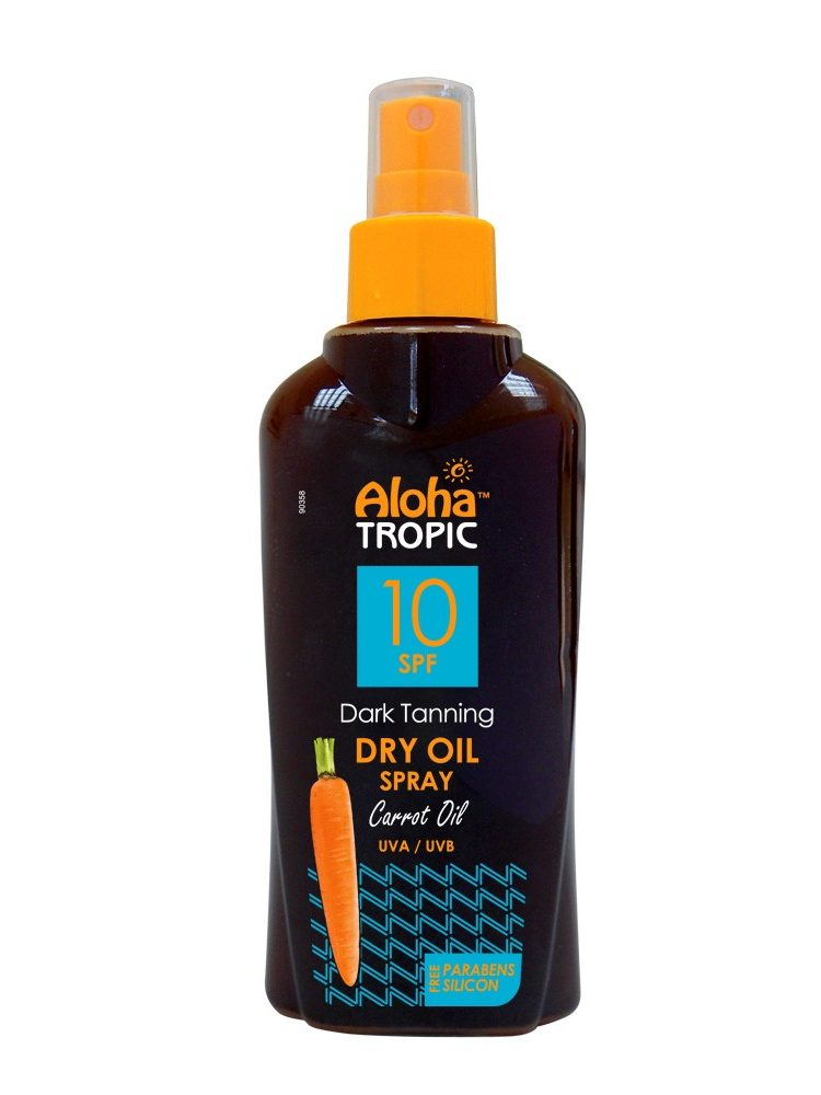 Aloha Tropic Dark Tanning Carrot Oil Spf 10
