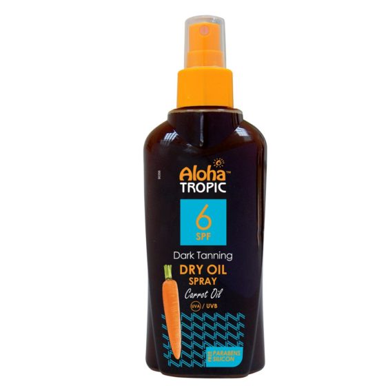Aloha Tropic Dark Tanning Carrot Oil Spf 6
