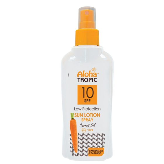 Aloha Tropic Low Protection Carrot Lotion Spf 10