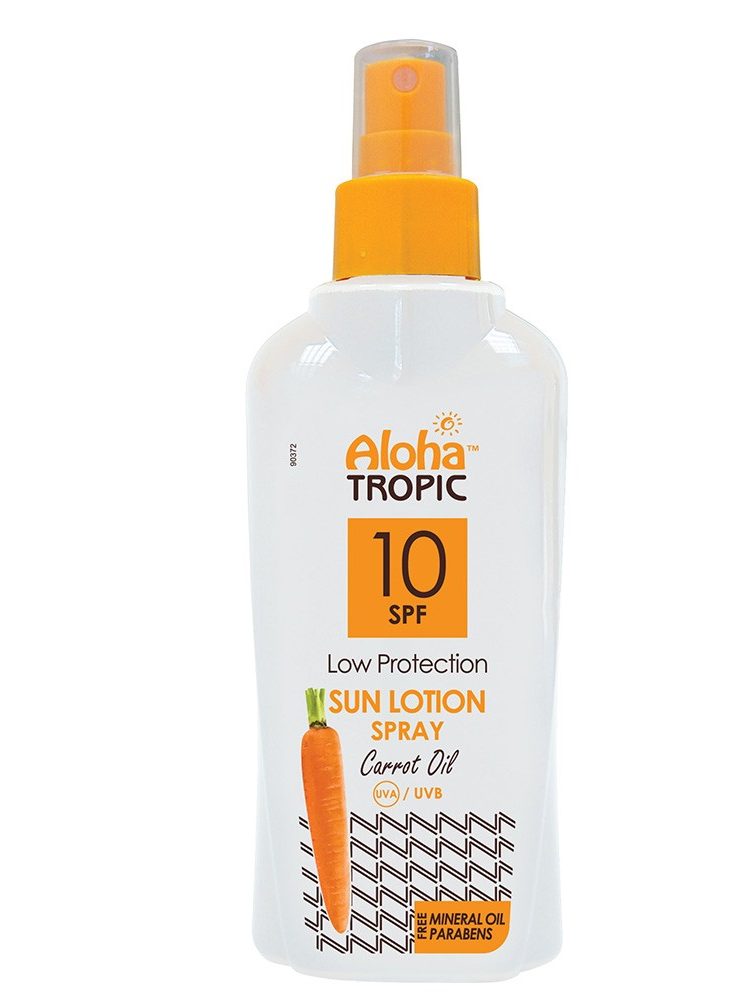 Aloha Tropic Low Protection Carrot Lotion Spf 10
