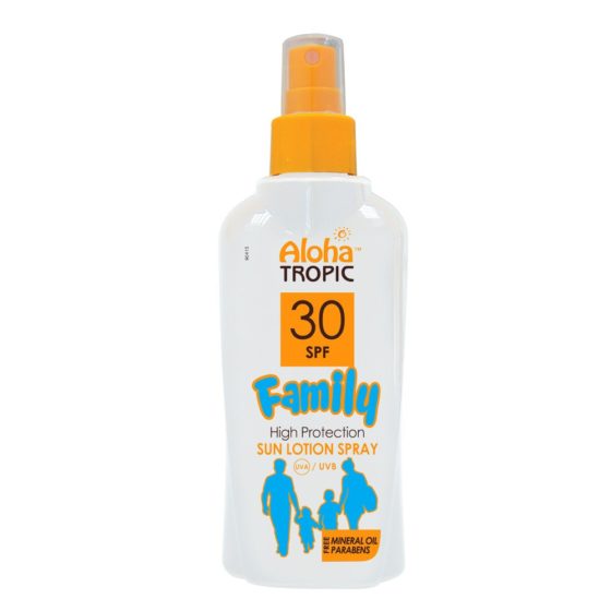 Aloha Tropic High Protection Family Sun Lotion Spf 30