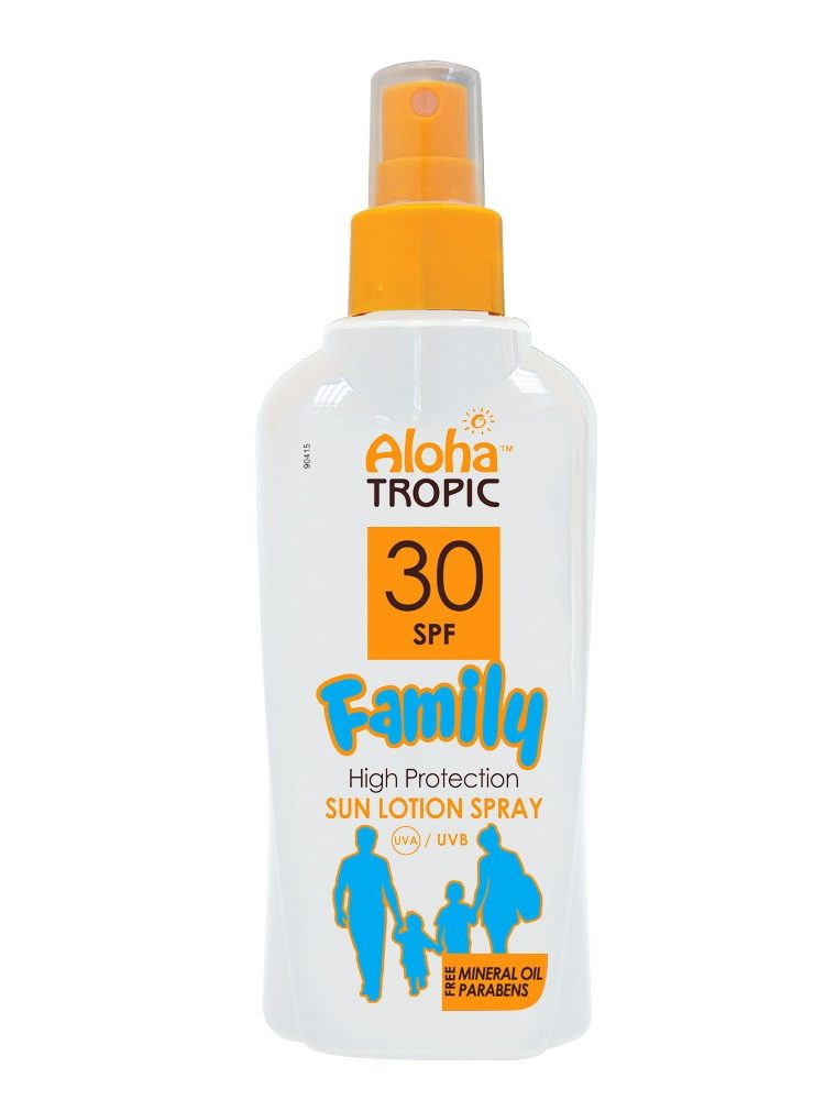 Aloha Tropic High Protection Family Sun Lotion Spf 30