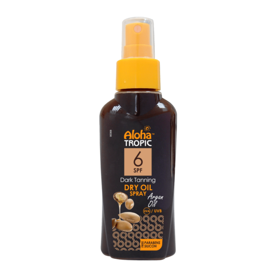 Aloha Tropic Micro Λάδι Άργκαν Γιά Βαθύ Μαύρισμα Spf 6
