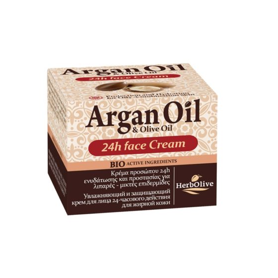 Argan Oil Face Cream 24Hours Oily & Combination Skin