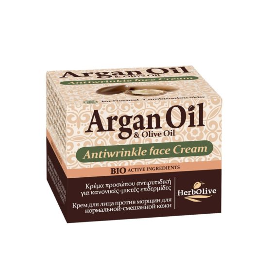 Argan Oil Face Antiwrinkle Cream For Normal & Combination Skin
