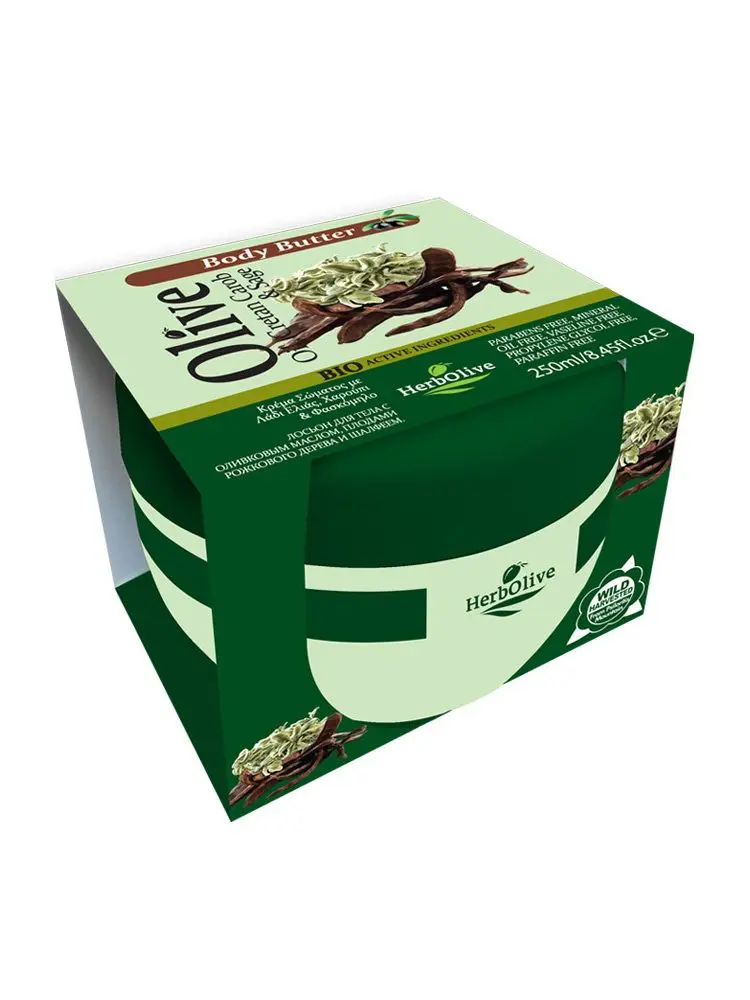 Herbolive Body Butter Cretan Carob& Sage