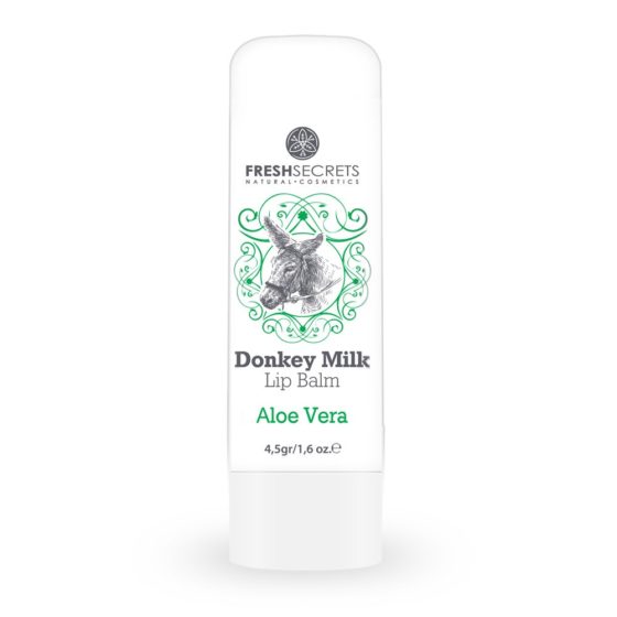 Fresh Secrets Lipbalm with Donkey milk & Aloe Vera