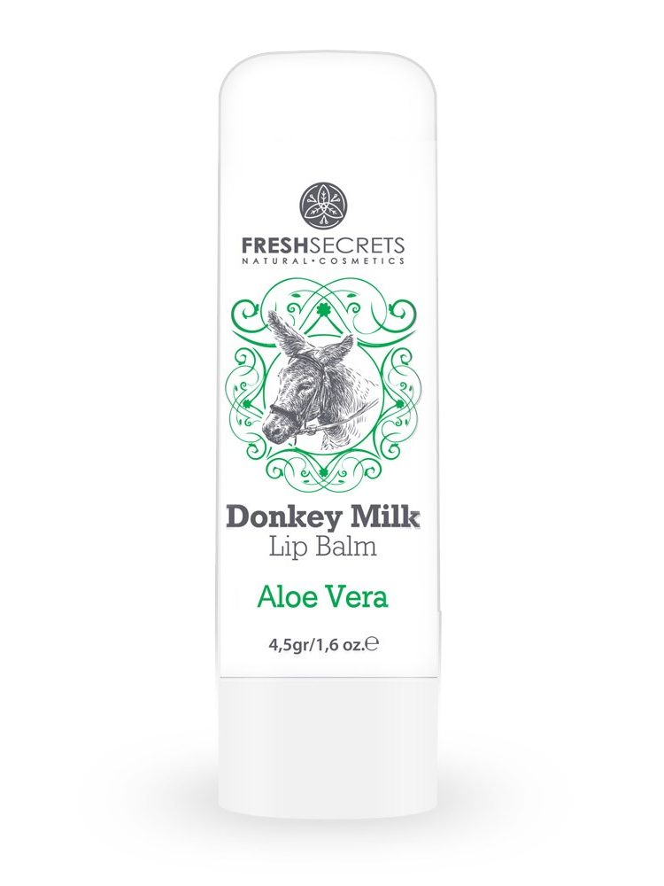 Fresh Secrets Lipbalm with Donkey milk & Aloe Vera