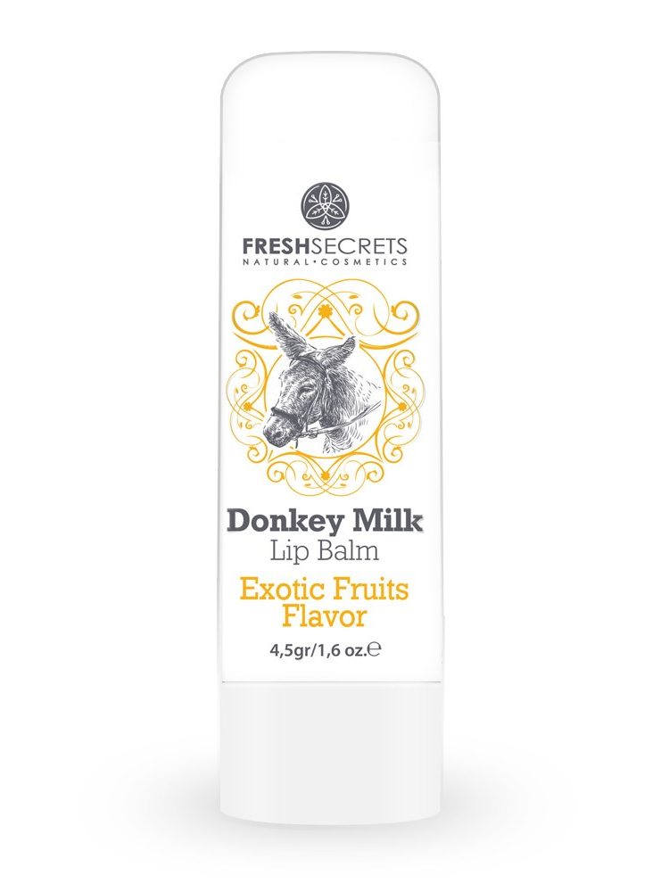 Fresh Secrets Lipbalm with Donkey milk & Exotic Fruits