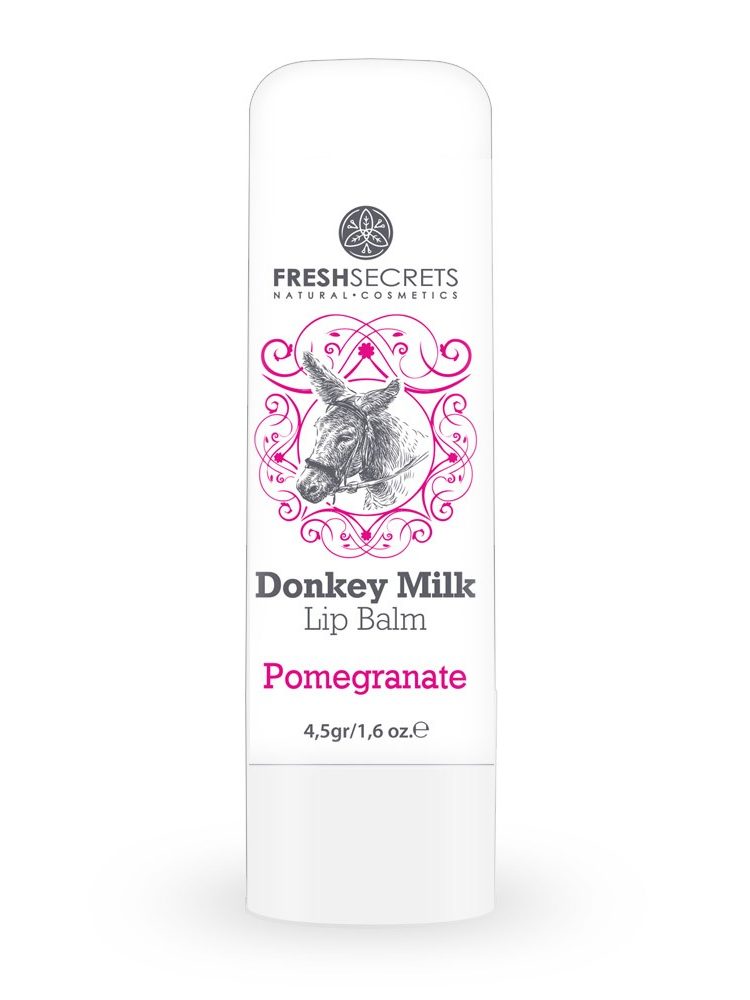 Fresh Secrets Lipbalm with Donkey milk & Pomegranate