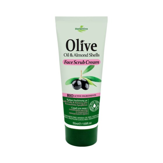 Herbolive Face Scrub Cream With Almond Shells
