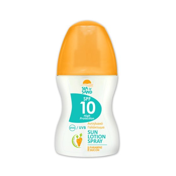 Sea n Sand Micro Λοσιόν Σπρέυ Spf10 Χαμηλής Προστασίας