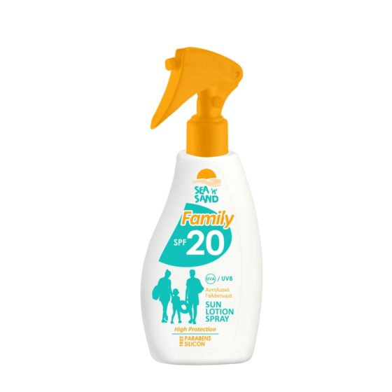 Sea n Sand Medium Protection Lotion Trigger Family  Spf20