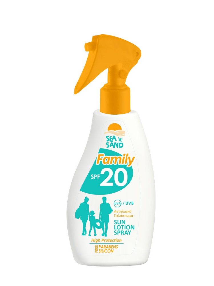 Sea n Sand Medium Protection Lotion Trigger Family  Spf20
