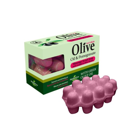 Herbolive Massage Soap With Pomegranate