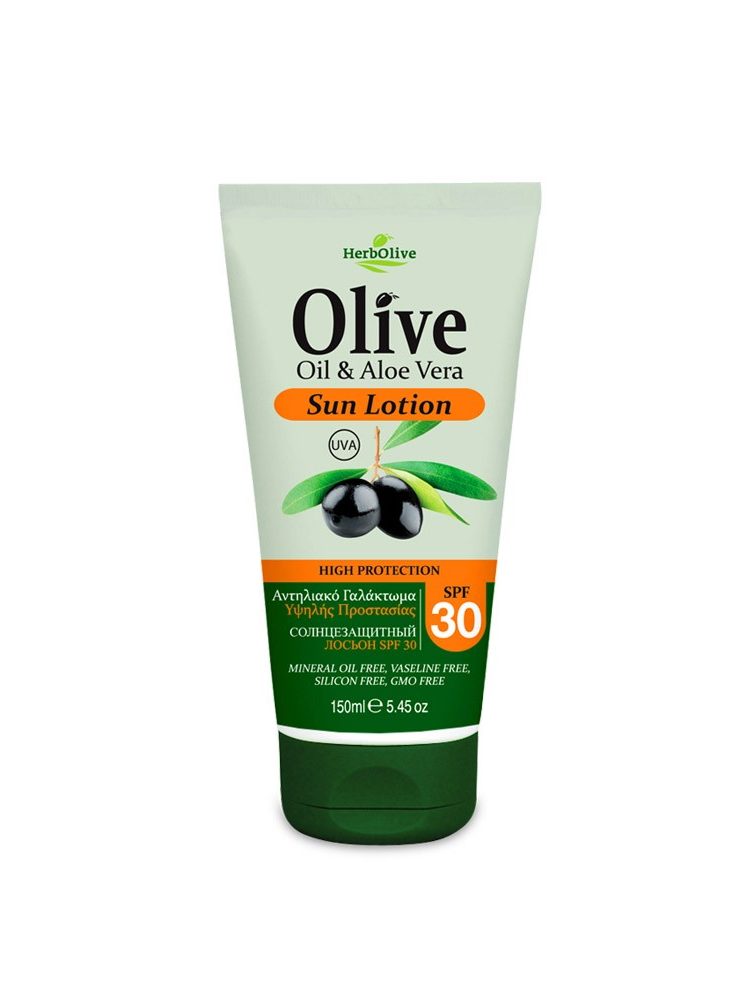 Herbolive Αντηλιακή Λοσιόν SPF30 Με Αλόη